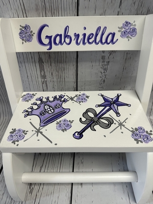 Flip Stools - Purple Princess | Girls Flip Stools