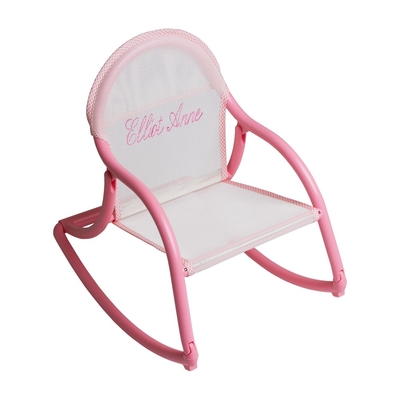 Pink discount rocking chair