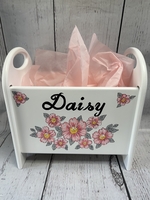 Image Book Basket - Pink Daisy