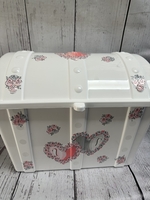 Image Treasure Box - Double filled in Pink /Grey