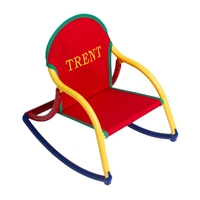 Image Canvas Rocking Chair - Red Canvas